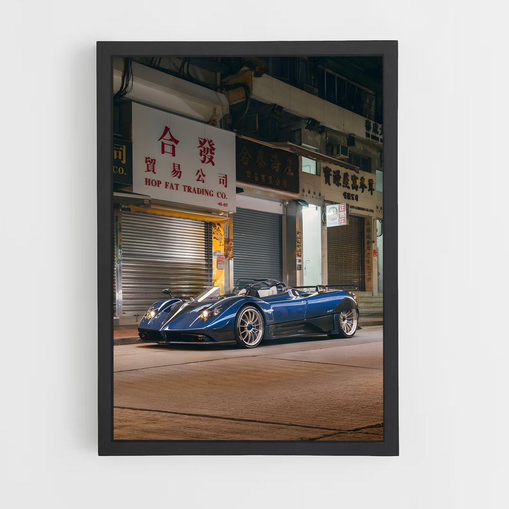 Poster Zonda Blues – affiche Pagani (vue 2)